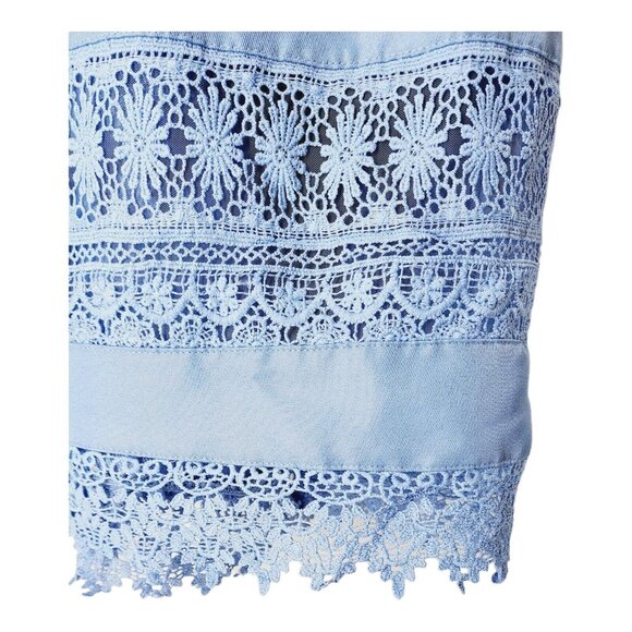 Chi Chi London Naila Halter Midi Dress Bridesmaid Prom Formal Baby Blue Size 10 - Picture 6 of 10